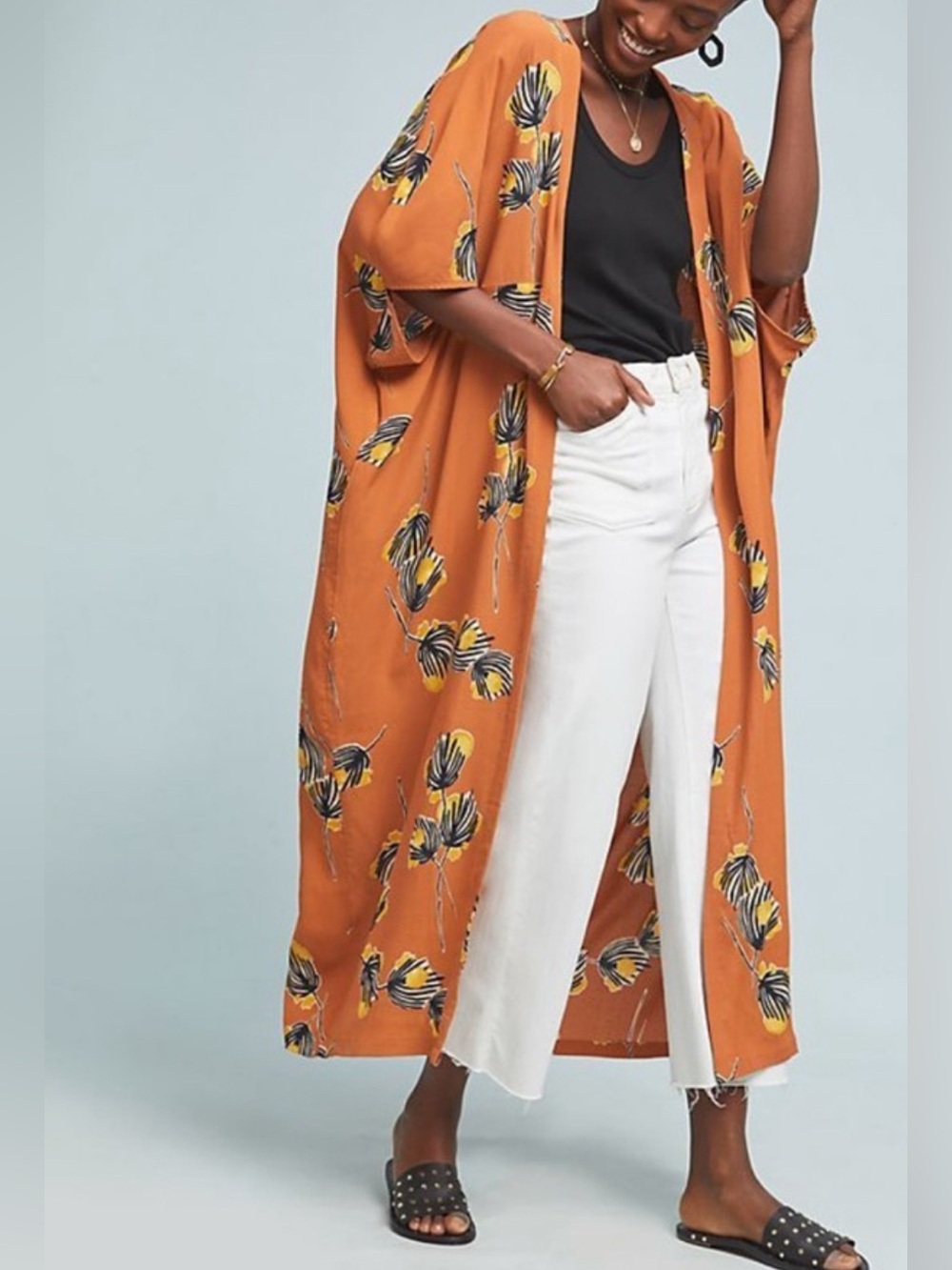 Anthropologie BEL KAZAN Lois Duster Kimono